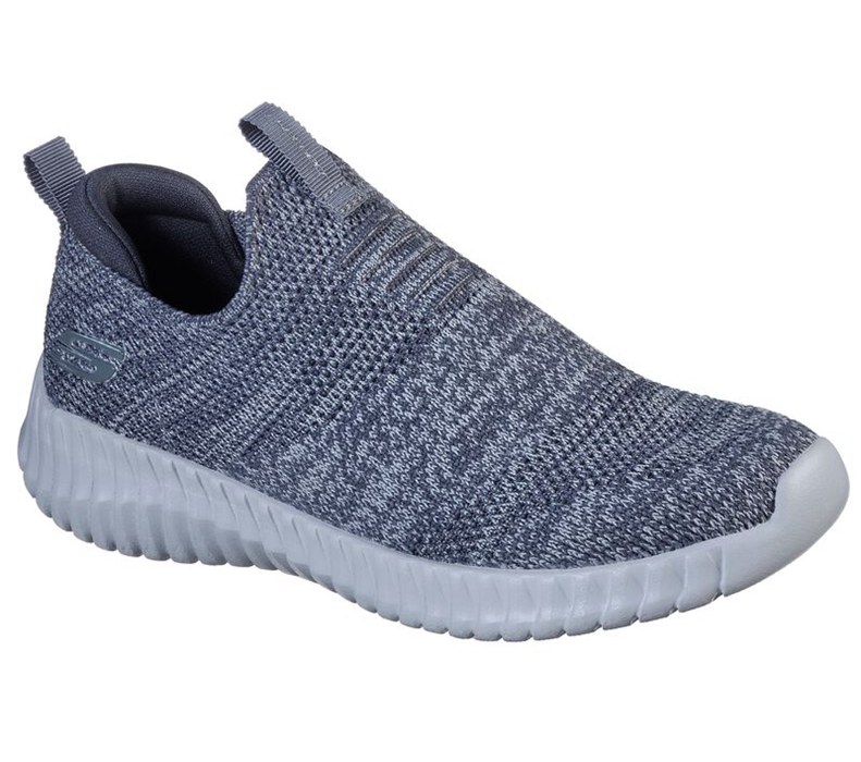 Skechers Pojkar Mörk Grå Slip On - Elite Flex - Aelway - Sverige (LDUYX-4208)